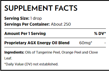AGX Energy Blend Ingredients